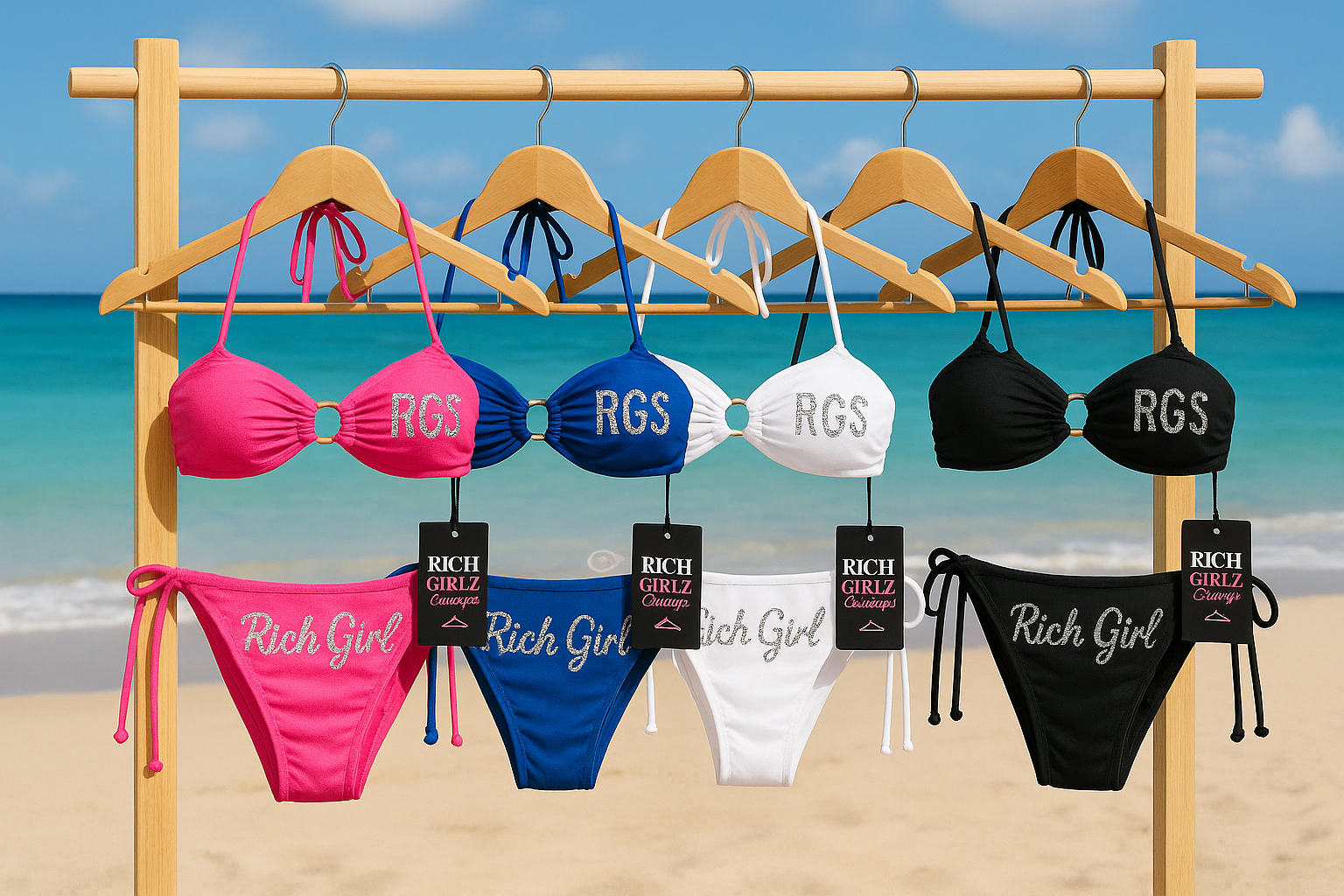 🖤 Rich Girl Energy Bikini Set