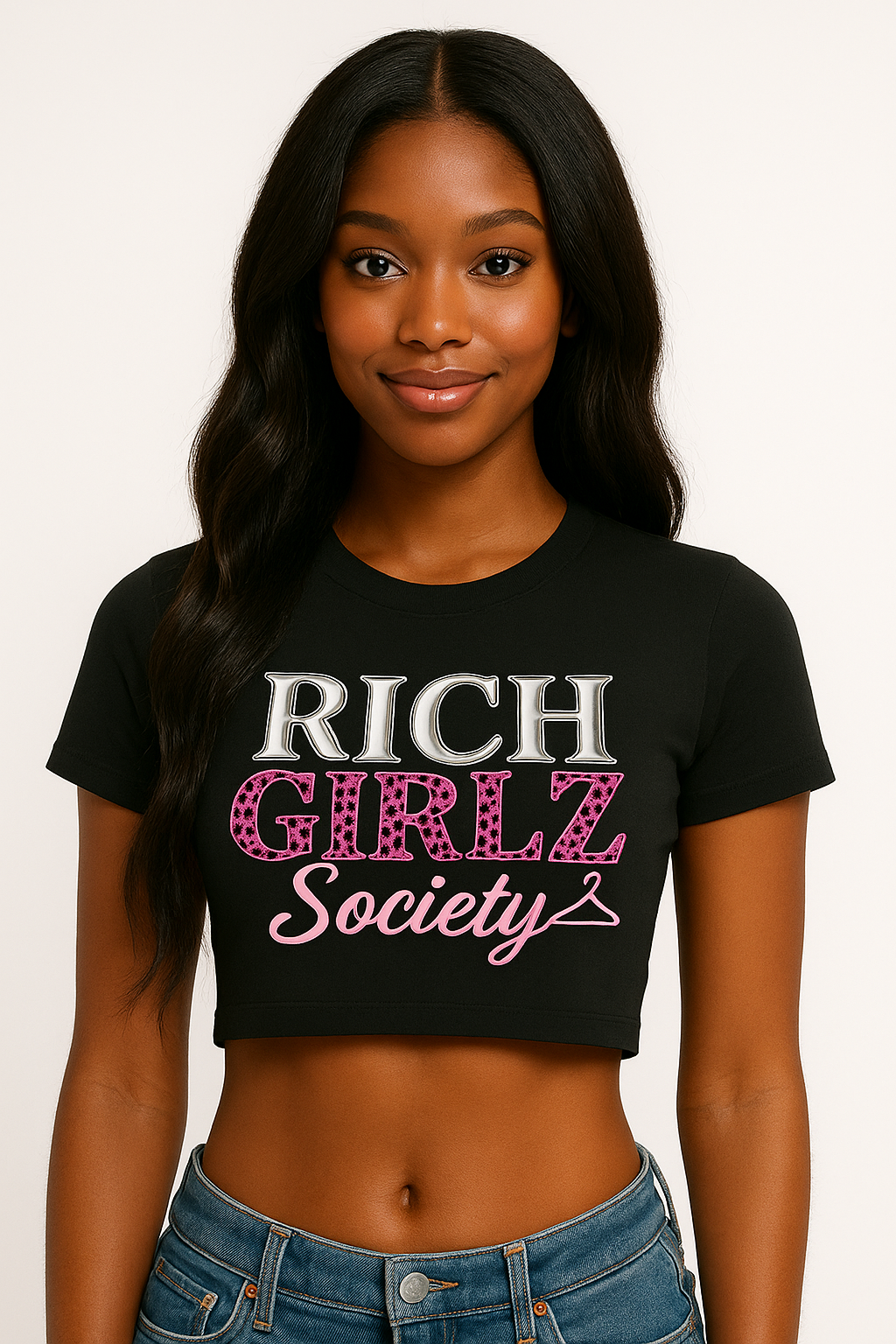 🔥 Rich Girlz Society Baby Tee