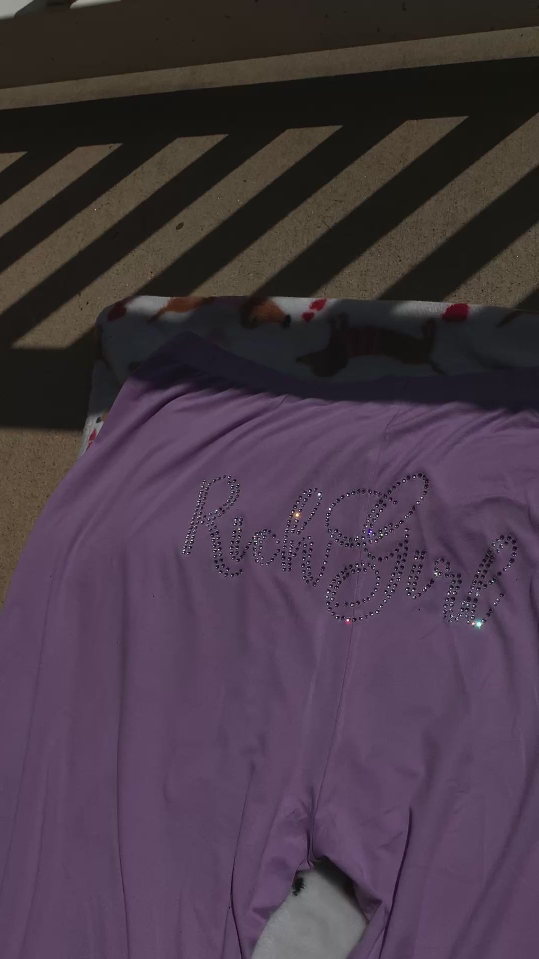 Rhinestone Lounge Set